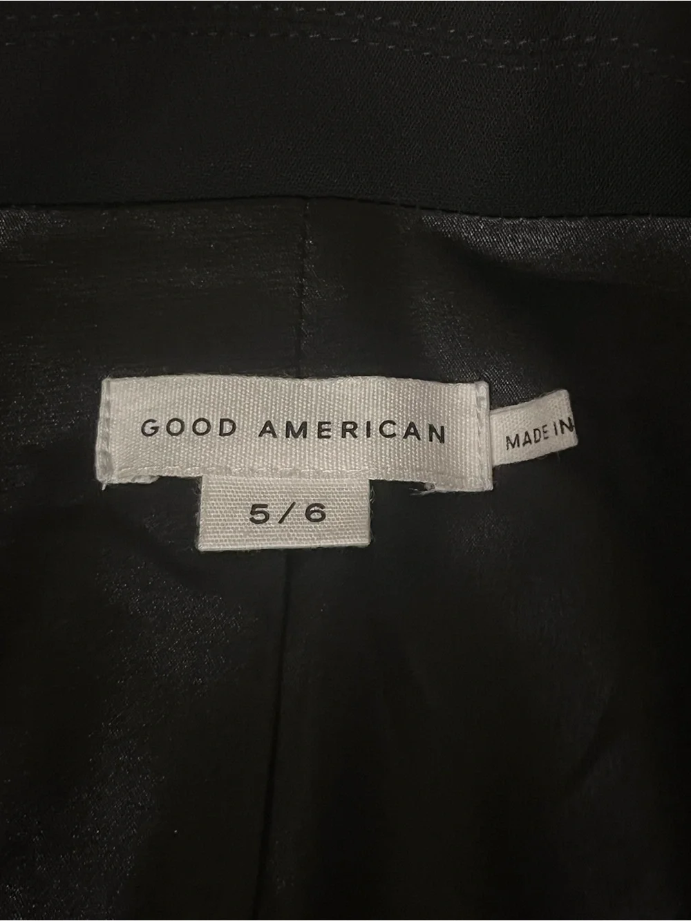 NWT Good American Black Tuxedo Style Blazer Jacket, XXL (Good American size 5/6)